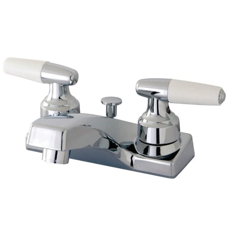 KB201 4 Centerset Bathroom Faucet, Polished Chrome